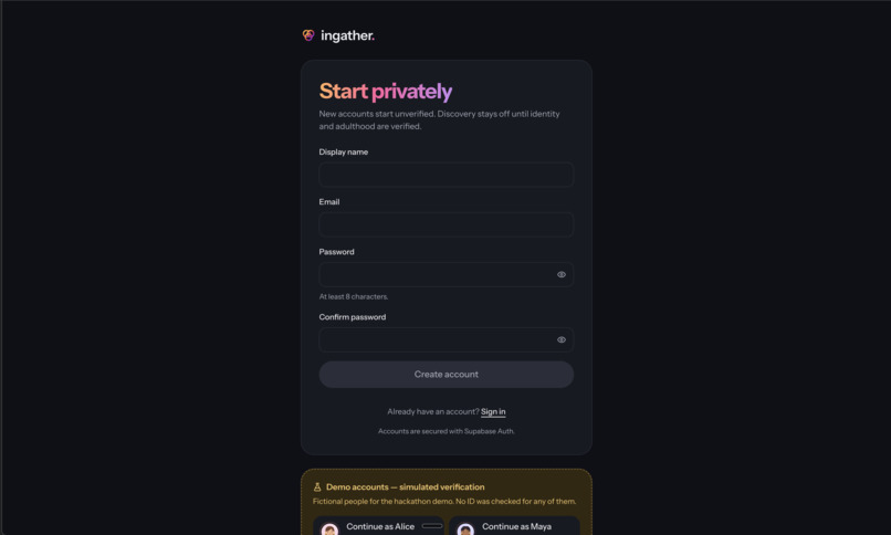 InGather – screenshot 2