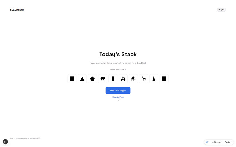 Elevation – screenshot 1
