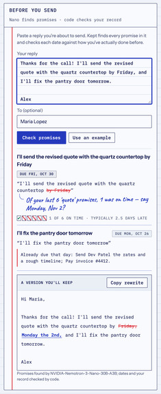 Kept – screenshot 4