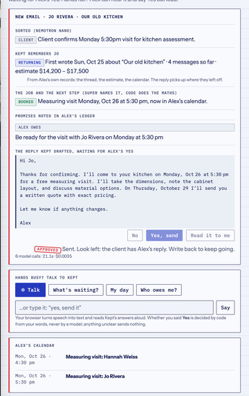 Kept – screenshot 9