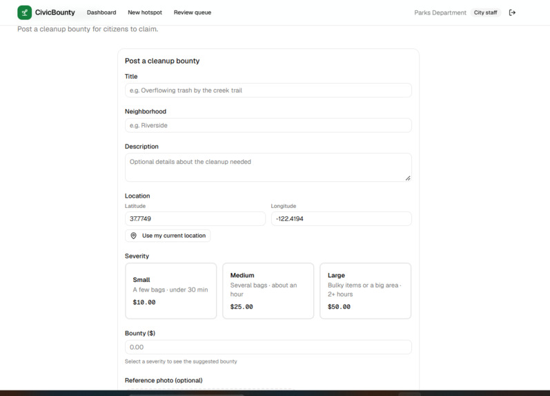CivicBounty – screenshot 5