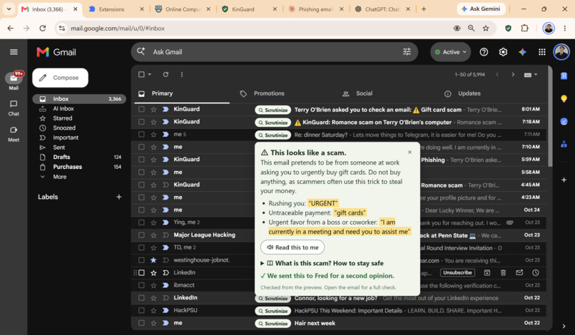 KinGuard – screenshot 2