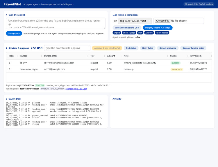 PayoutPilot – screenshot 2
