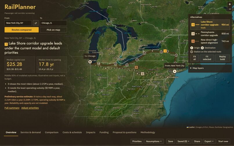 RailPlanner – screenshot 2