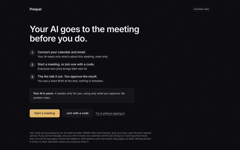 Prequel – screenshot 1