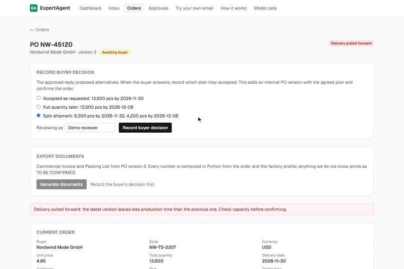 ExportAgent – screenshot 4