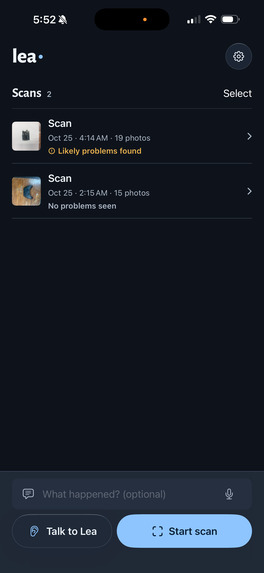Lea (LiDAR Enabled Assistant) – screenshot 1