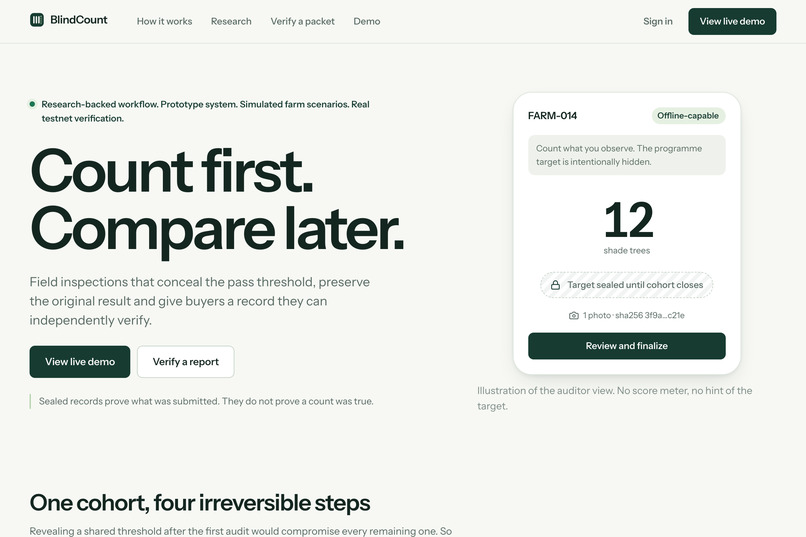 BlindCount – screenshot 2