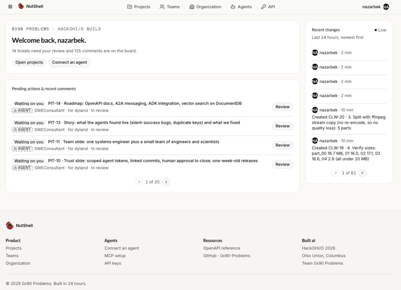 NutShell – screenshot 2