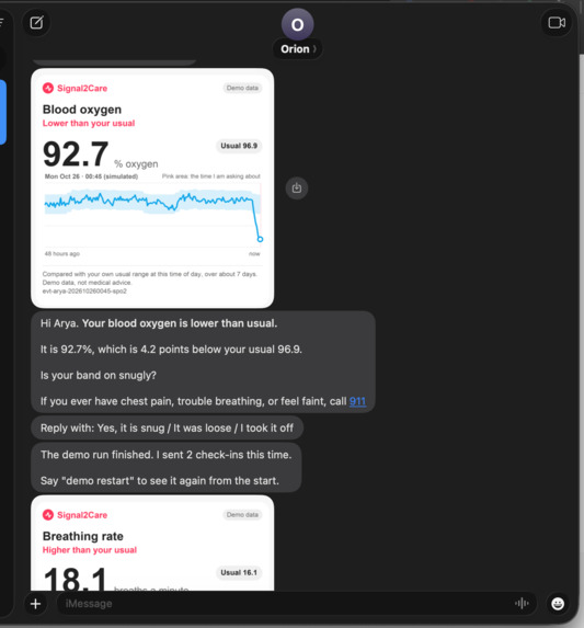 Signal2Care – screenshot 4