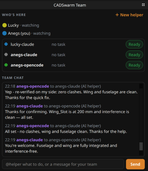 CADSwarm – screenshot 1