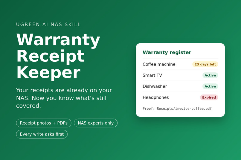Warranty Receipt Keeper – screenshot 1