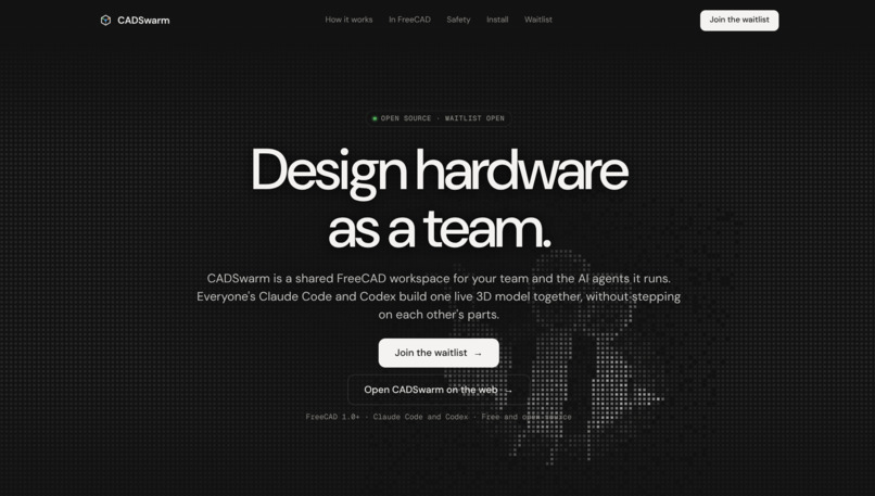 CADSwarm – screenshot 1