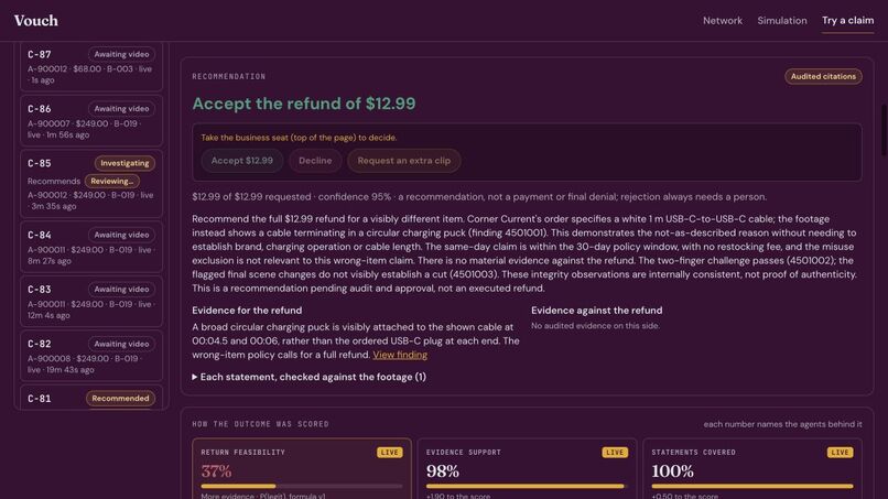 Vouch – screenshot 10