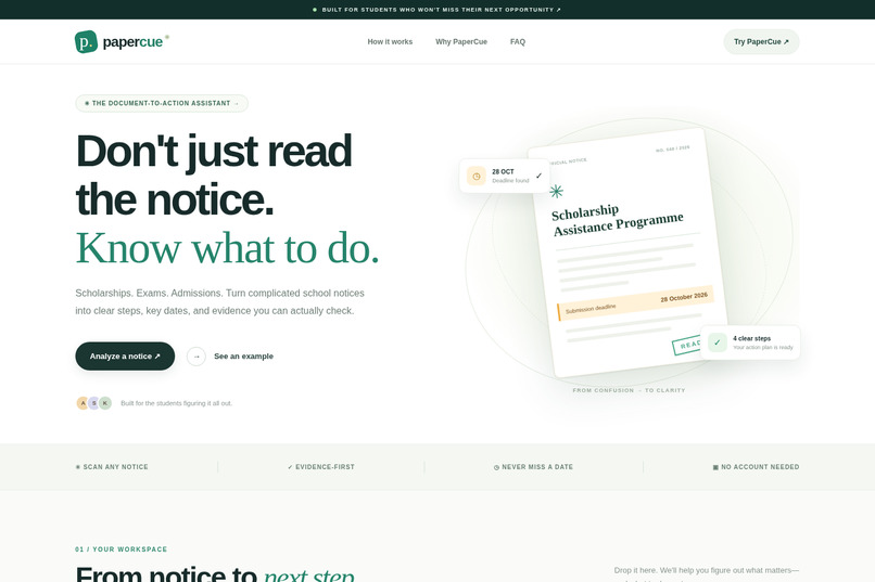 PaperCue AI – screenshot 1