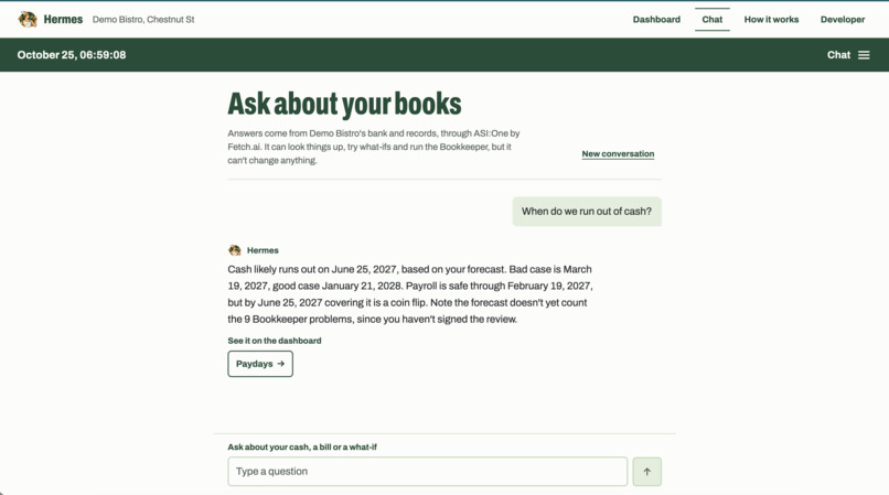 Hermes: the controller your restaurant can't live without – screenshot 1