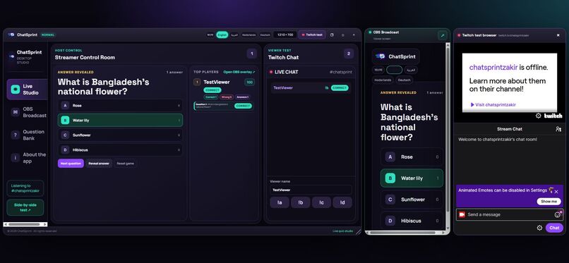 ChatSprint – screenshot 2