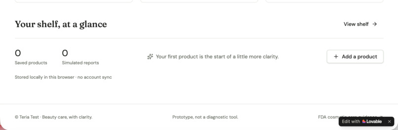 Teria Test – screenshot 3