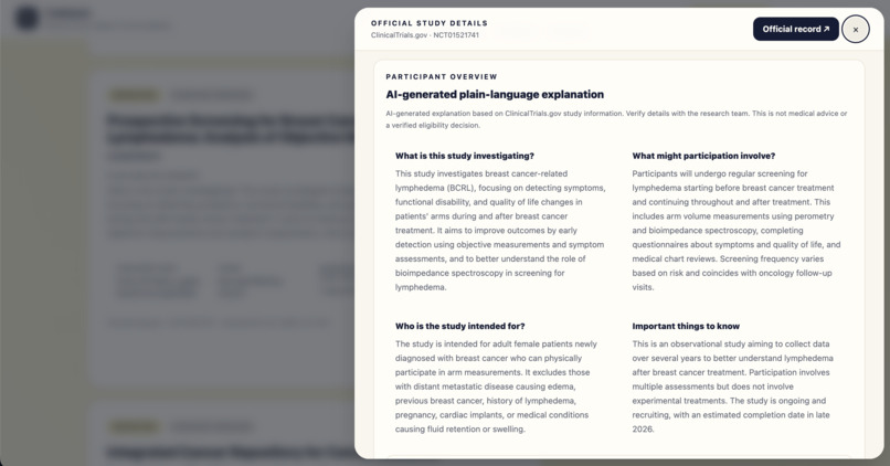 TrialMatch – screenshot 4