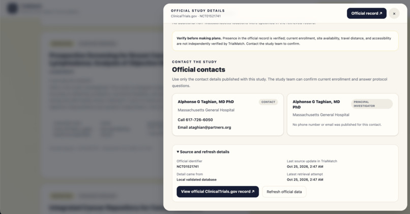 TrialMatch – screenshot 7