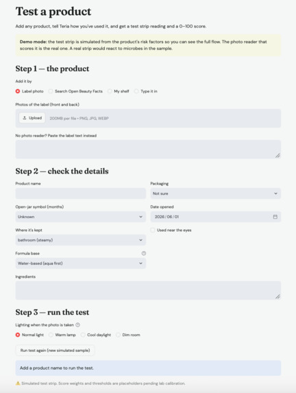 Teria Test – screenshot 8