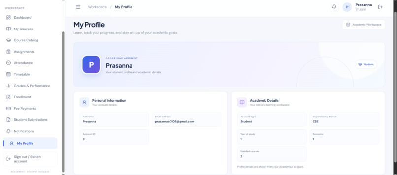 AcademiaX-AI – screenshot 5