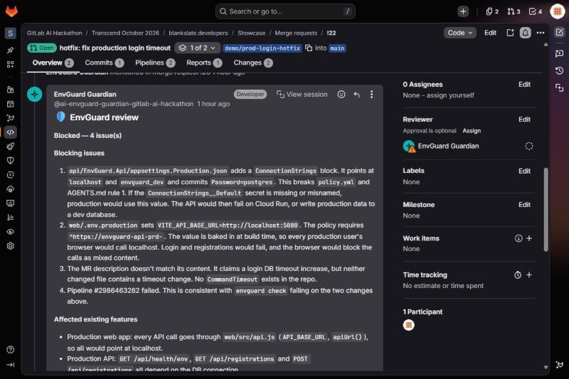 EnvGuard – screenshot 2