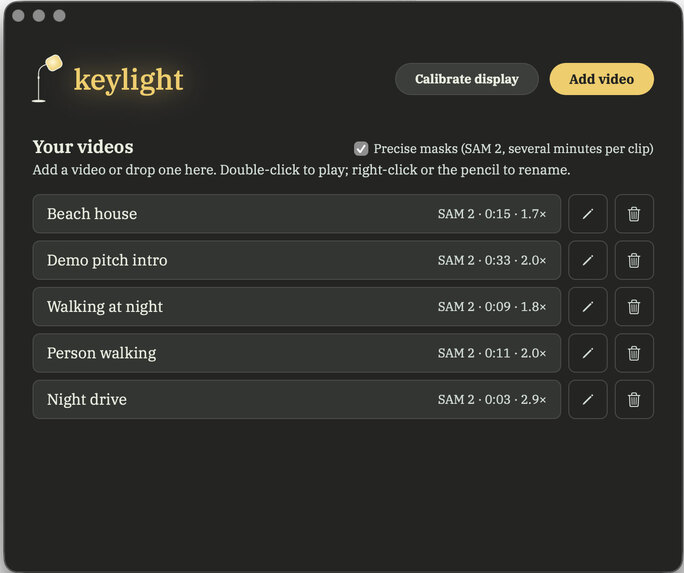 Keylight – screenshot 4
