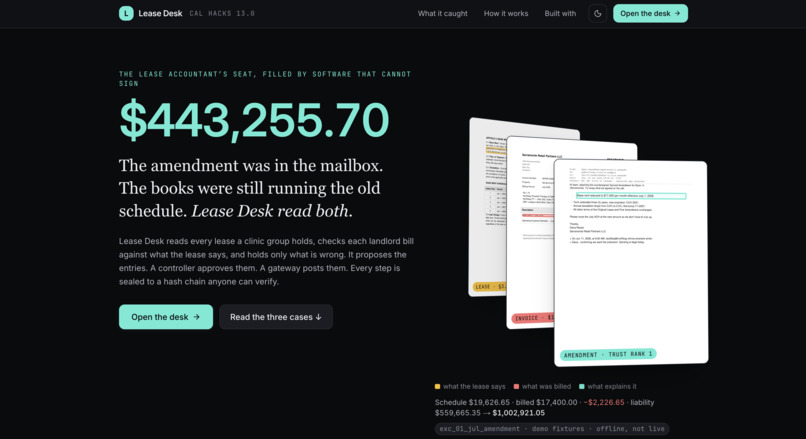 Lease Desk  – screenshot 1
