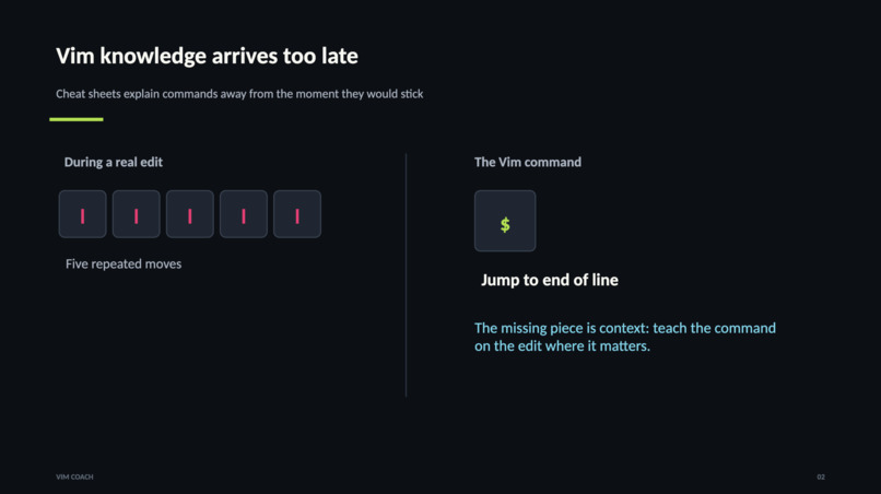 Vim Coach – screenshot 2