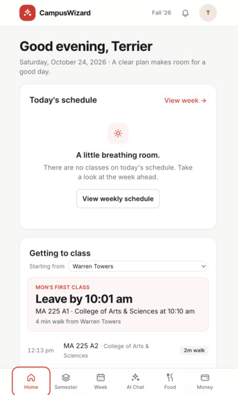 CampusWizard – screenshot 1