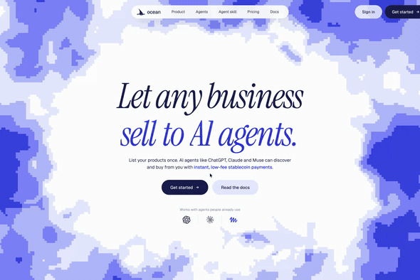 Ocean: Let Any Business Sell to AI Agents – screenshot 5