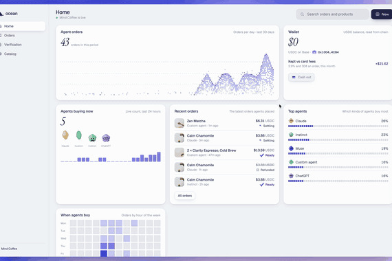 Ocean: Let Any Business Sell to AI Agents – screenshot 8
