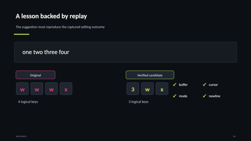 Vim Coach – screenshot 4