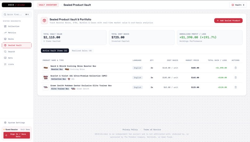 DECK / divider – screenshot 3