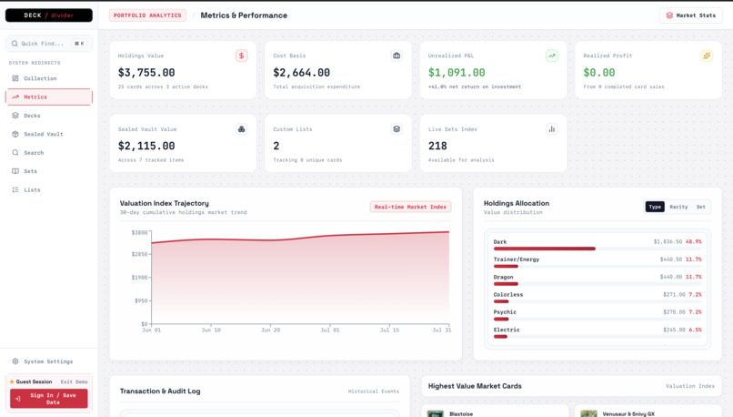 DECK / divider – screenshot 5