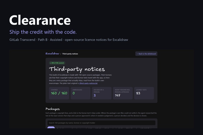 Clearance – screenshot 1