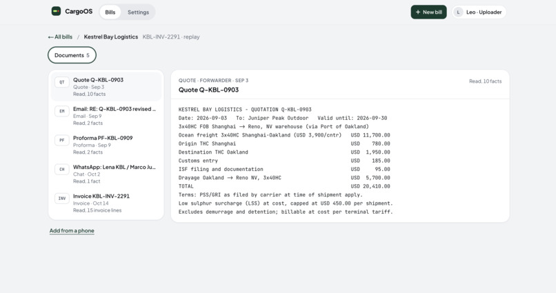 CargoOS – screenshot 10