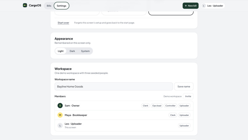 CargoOS – screenshot 11