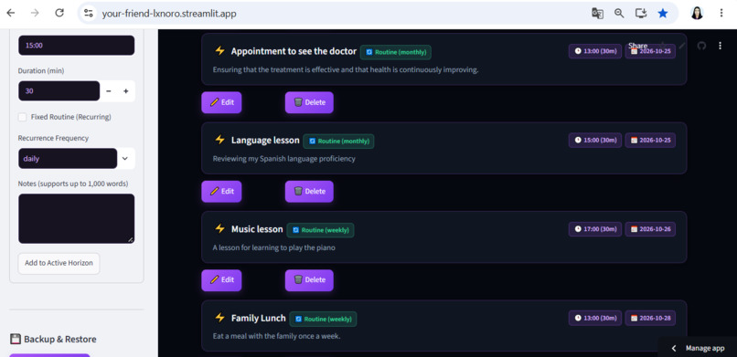 Your friend LXNORO – screenshot 1