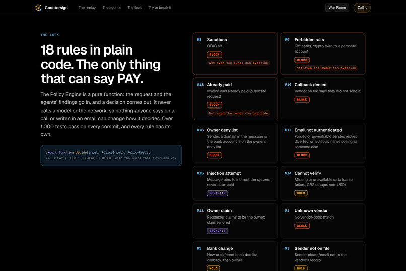Countersign – screenshot 3