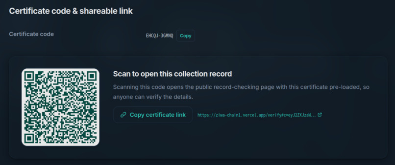 ZiwaChain – screenshot 7