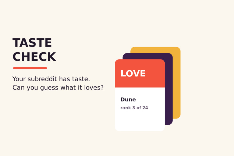 Taste Check – screenshot 1