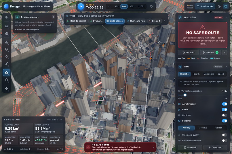 Deluge Flood Sim – screenshot 3