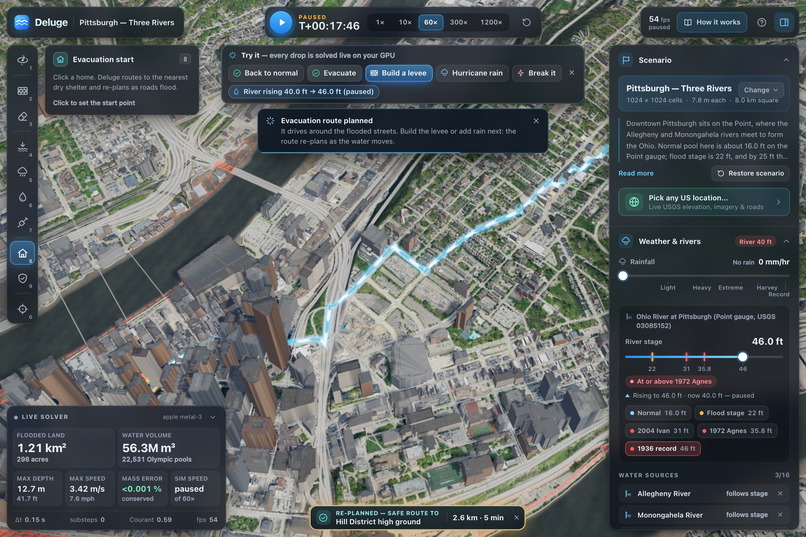 Deluge Flood Sim – screenshot 6