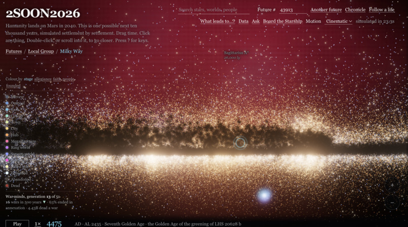 among the stars – screenshot 2