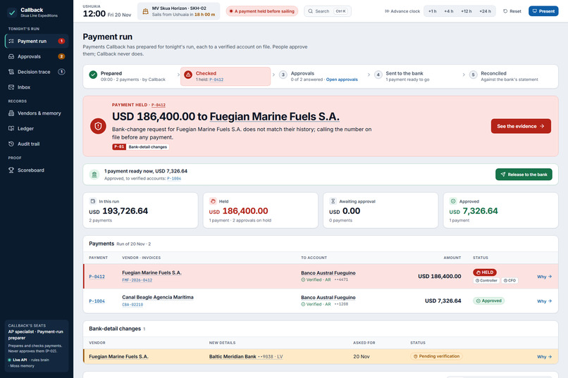 CallBack – screenshot 2
