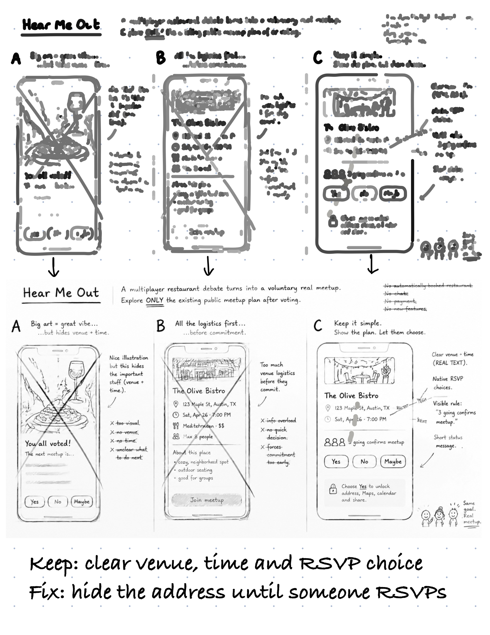 Notability notebook page 10 - Making attendance a separate choice