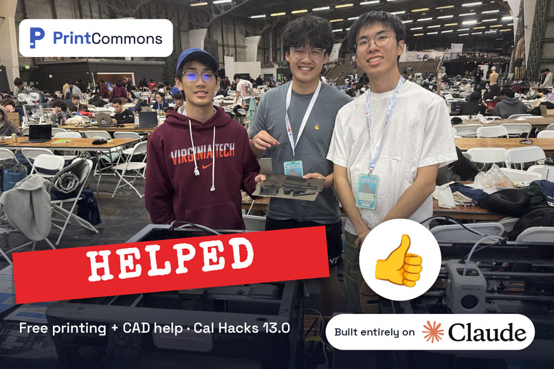 Printcommons.com - Cal Hacker Machine Service Marketplace – screenshot 1