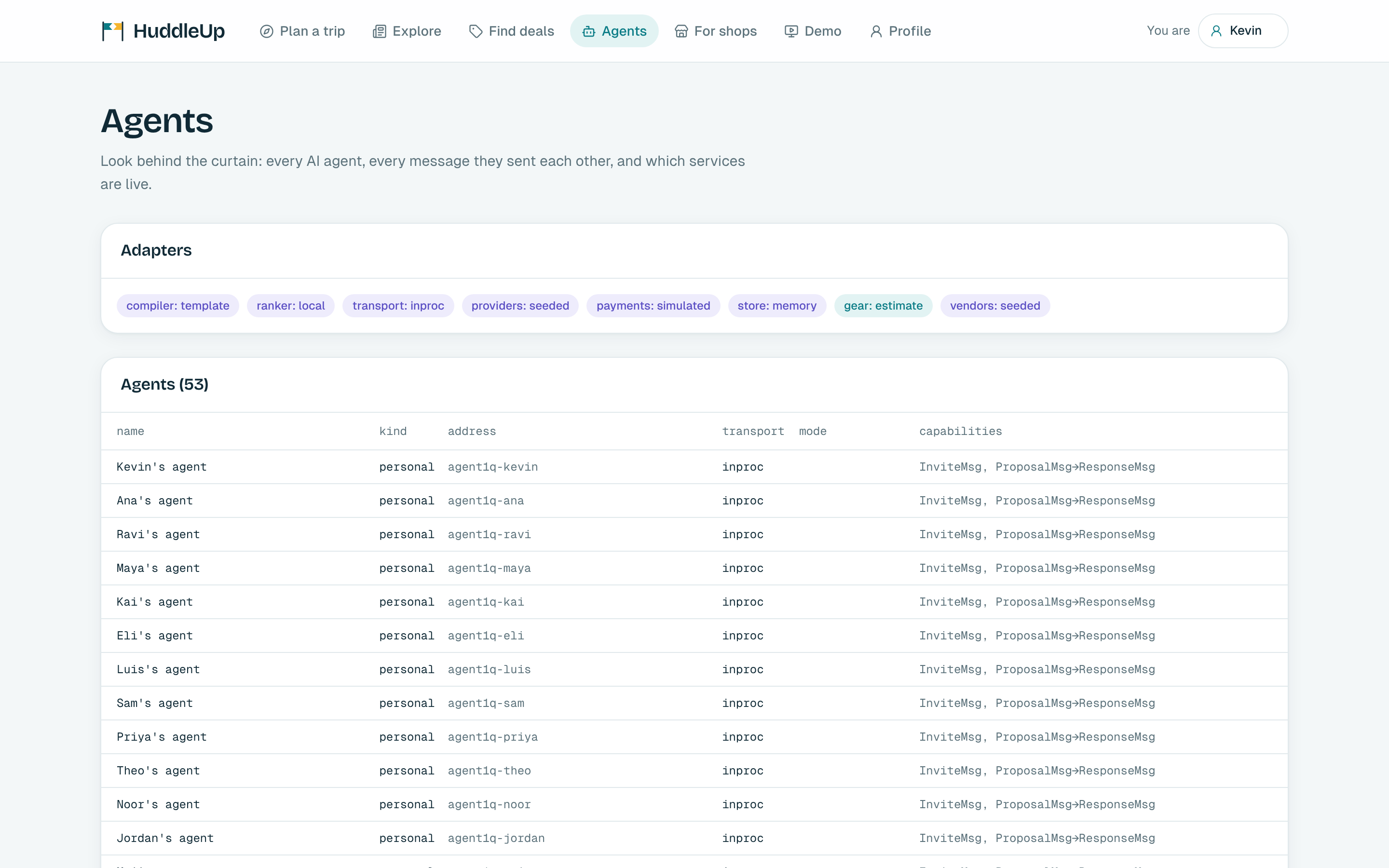 HuddleUp: AI agents that plan and haggle your group trips | Devpost